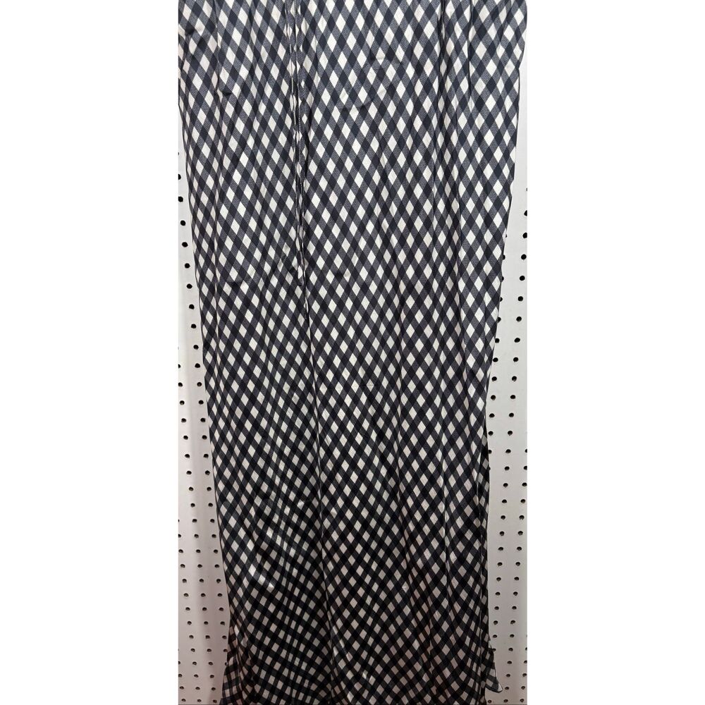 J.Crew Collection tie-neck cap-sleeve maxi dress in gingham size 16 - Picture 3 of 8